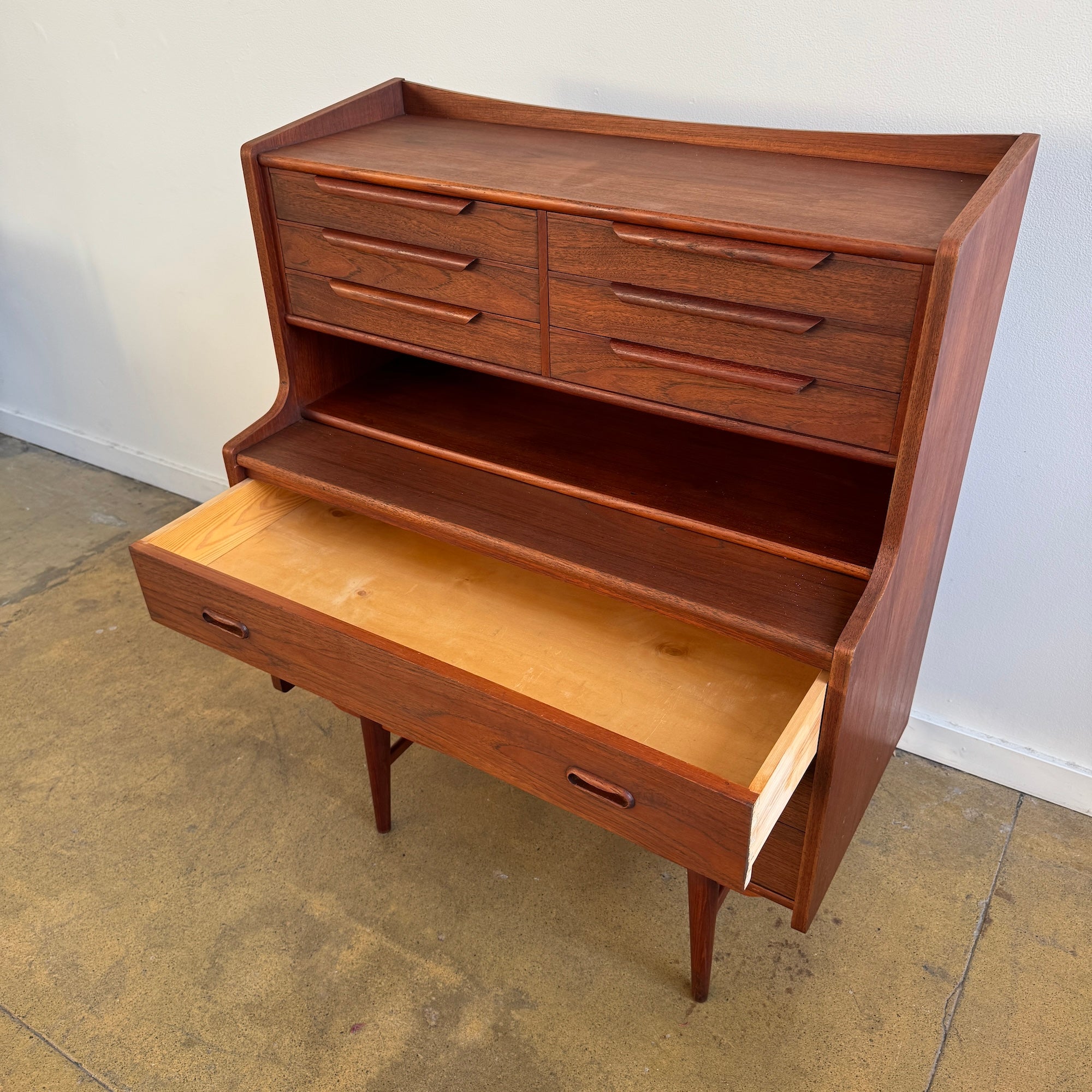 Danish Modern Cabinet with Secretary Desk