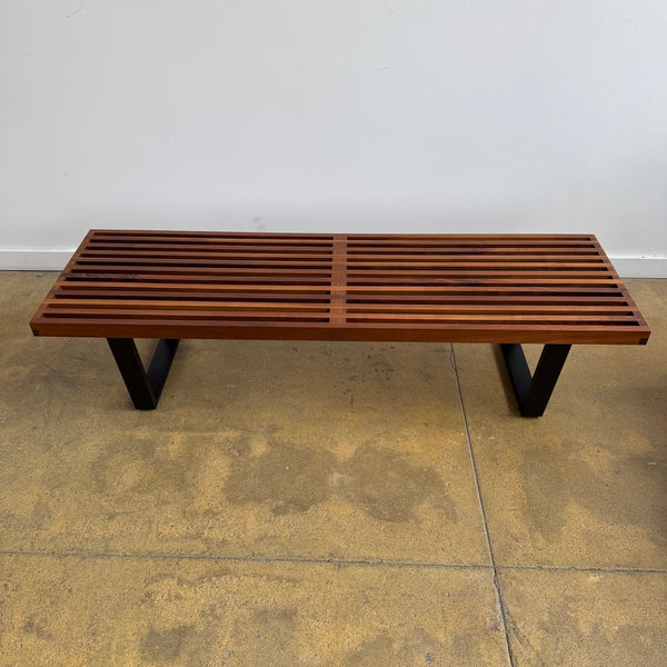 Authentic! Herman Miller George Nelson 60" Walnut Bench