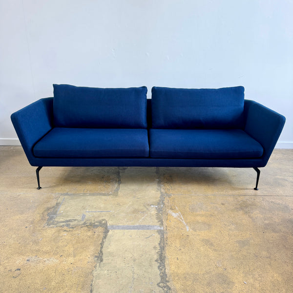 Vitra Suita Three seater firm sofa by Antonio Citterio