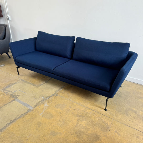 Vitra Suita Three seater firm sofa by Antonio Citterio