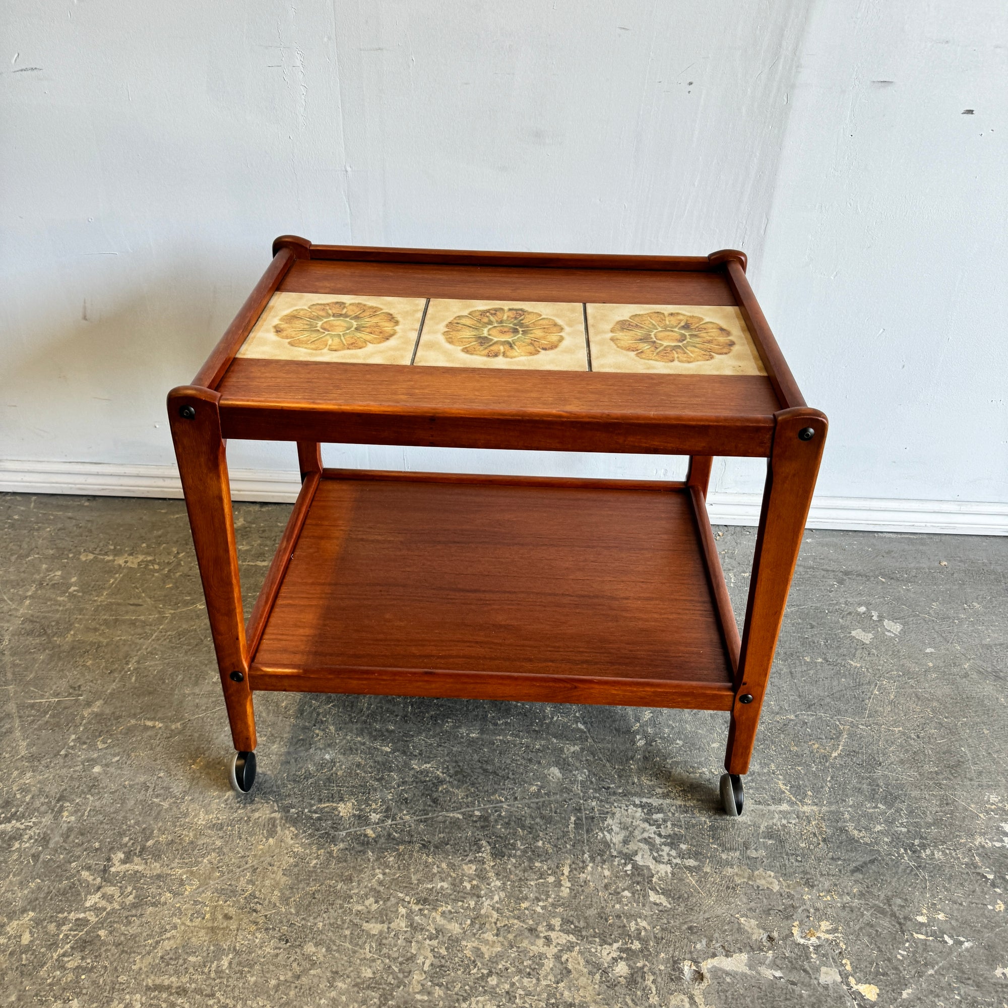 Danish Modern BRDR Furbo Bar Cart from Spøttrup