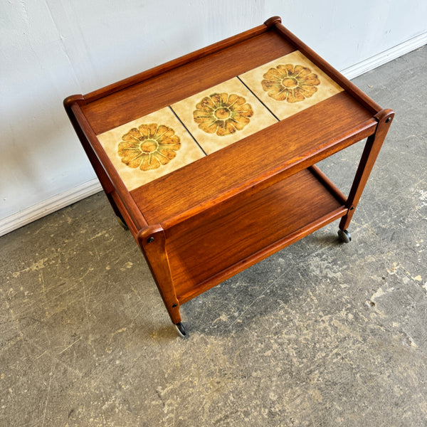 Danish Modern BRDR Furbo Bar Cart from Spøttrup