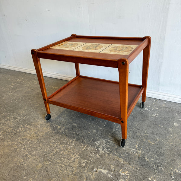 Danish Modern BRDR Furbo Bar Cart from Spøttrup