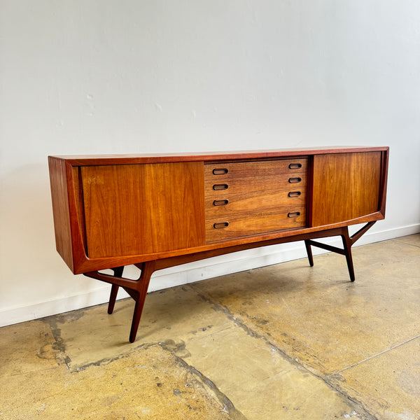 Danish Modern Teak Credenza by Harry Ostergaard