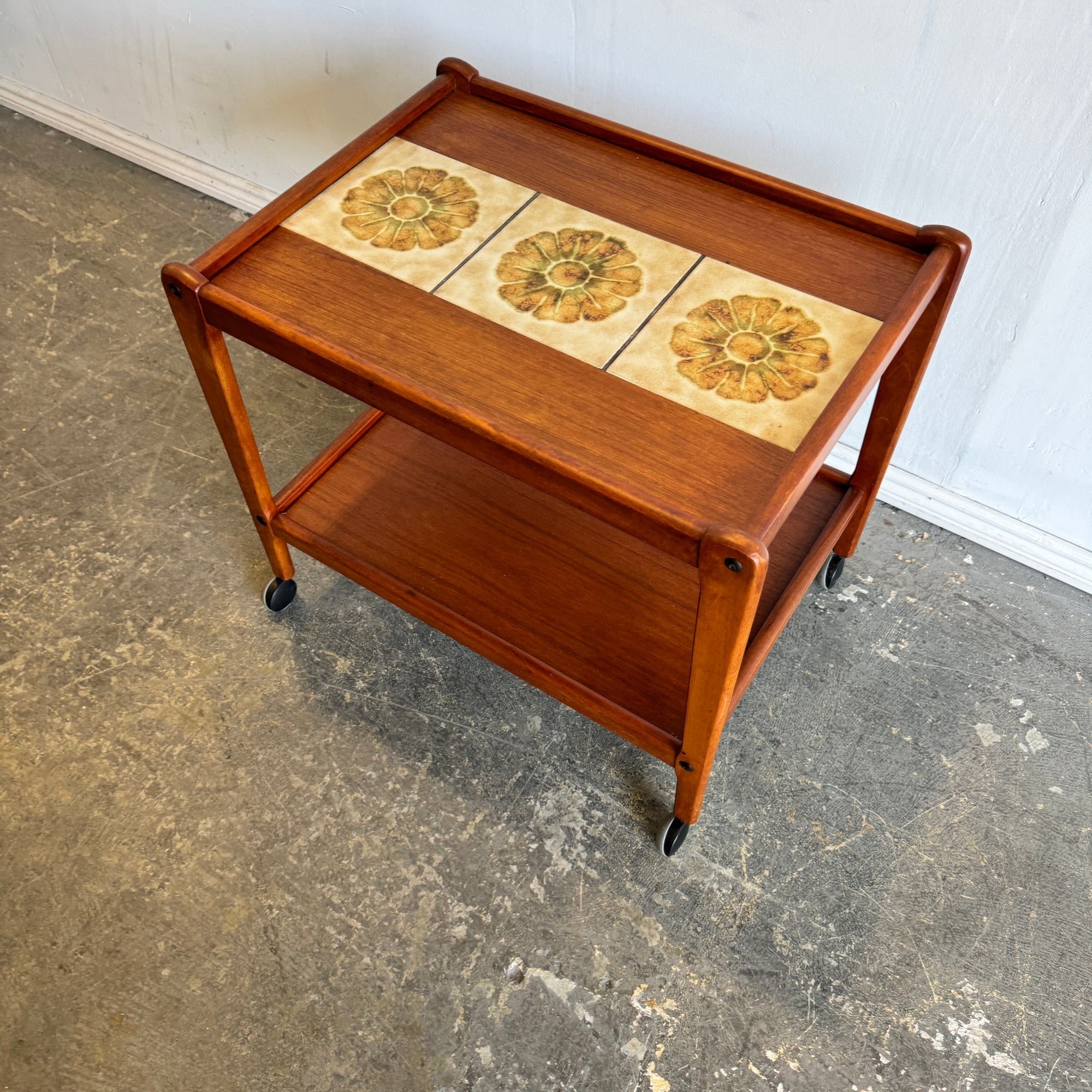 Danish Modern BRDR Furbo Bar Cart from Spøttrup