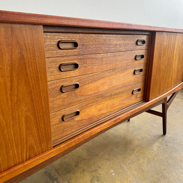 Danish Modern Teak Credenza by Harry Ostergaard