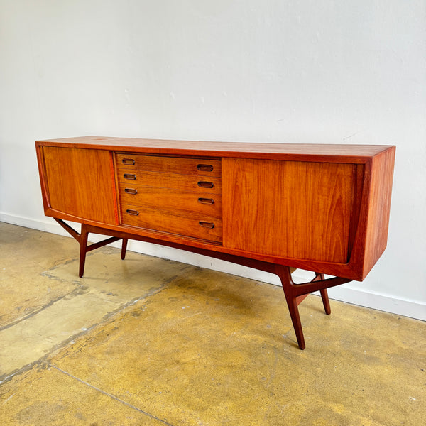 Danish Modern Teak Credenza by Harry Ostergaard