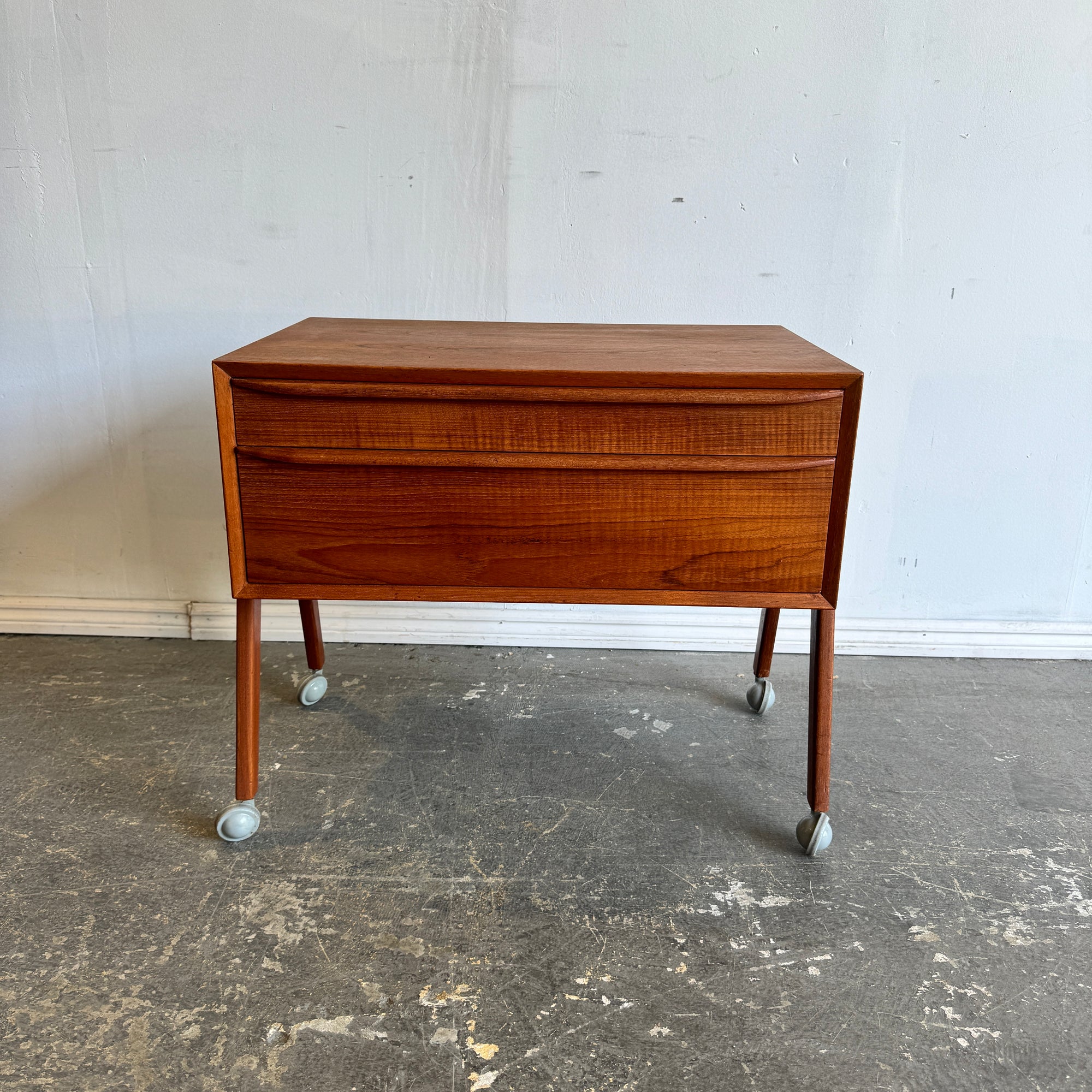 Danish Modern Teak Sewing Table, 1960s