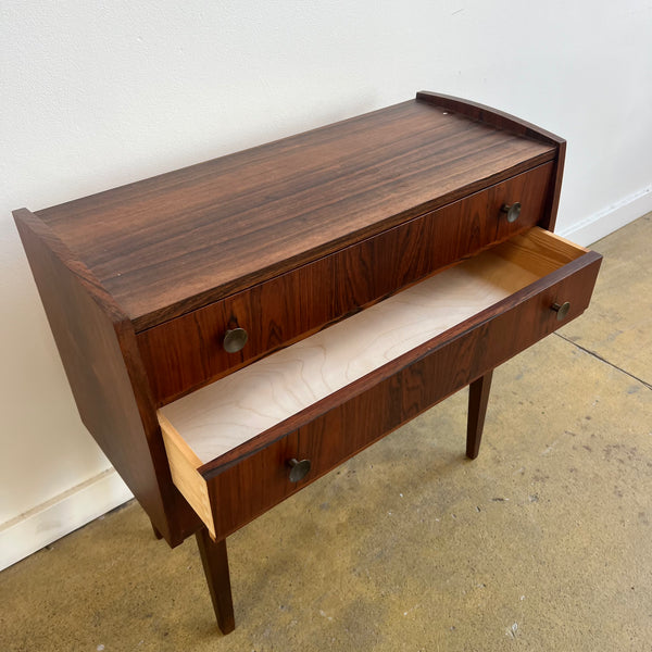 Danish Modern Rosewood 3 Drawer Small Chest