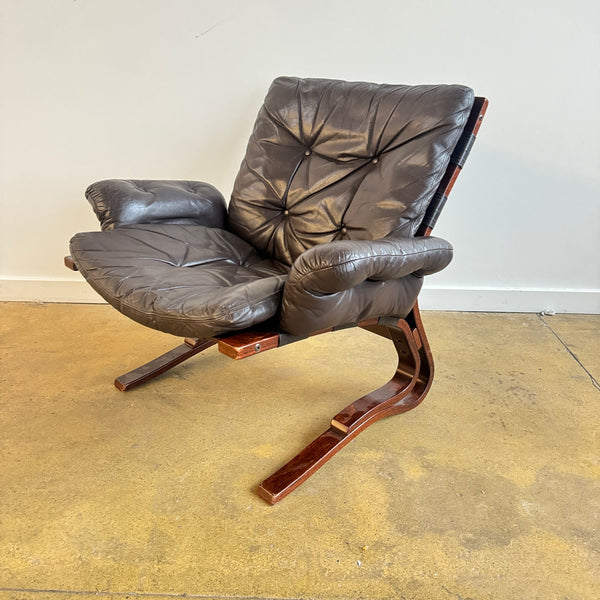 Vintage Norwegian "Kengu" Low Lounge chair by Else and Nordahl Solheim.