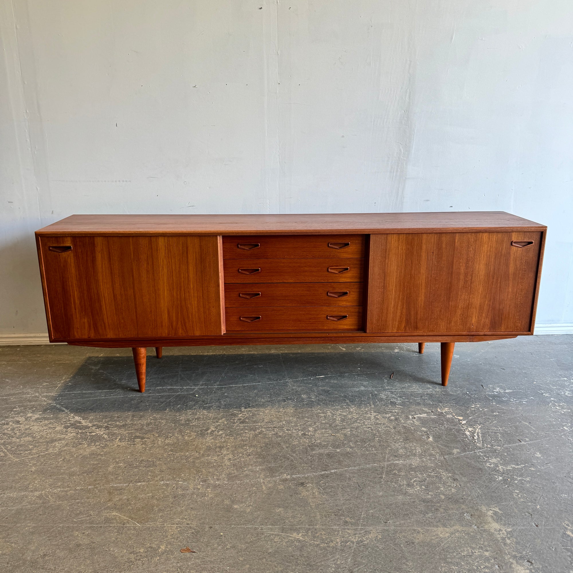 Danish Modern Teak Credenza from Clausen & Son, 1960s