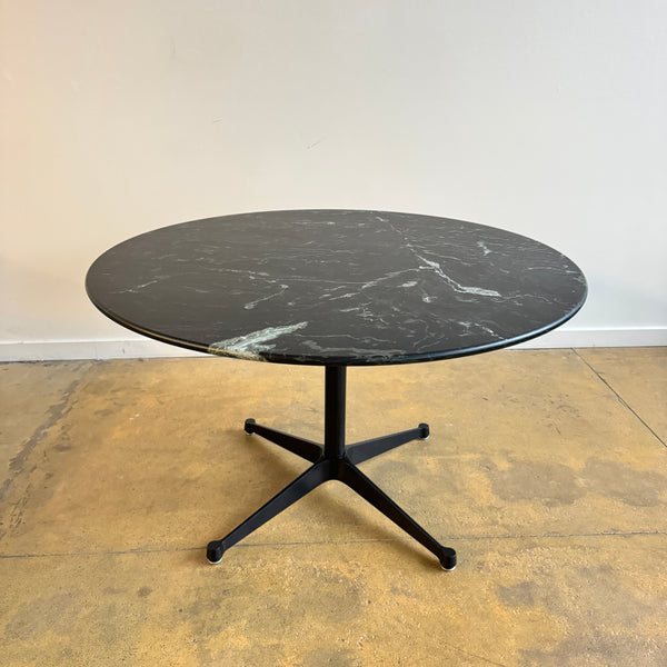 Rare! Herman Miller Eames Wisconsin Marble Round Dining Table