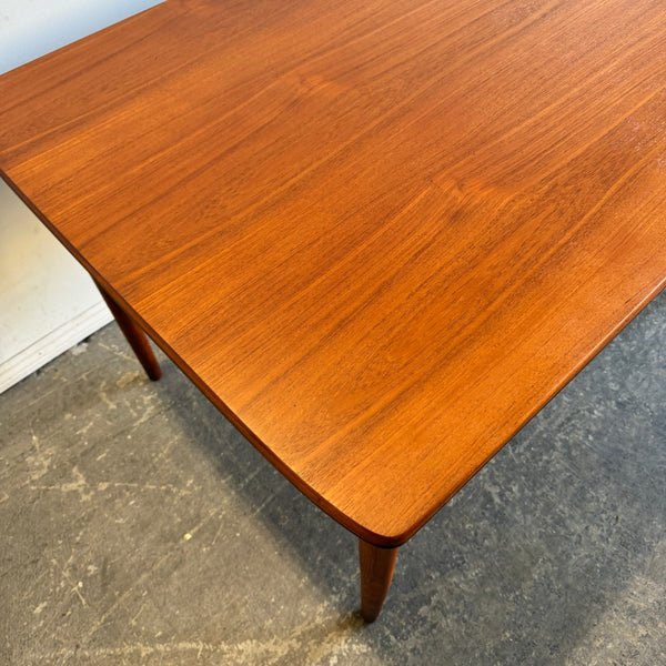 Danish Modern Arne Vodder Style Teak Dining Table