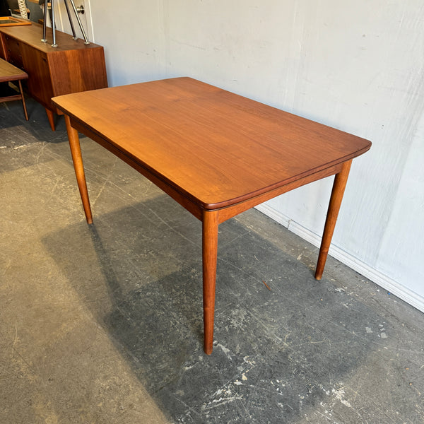 Danish Modern Arne Vodder Style Teak Dining Table