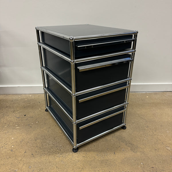 USM Haller 4 Drawer File Pedestal (Anthracite Grey)