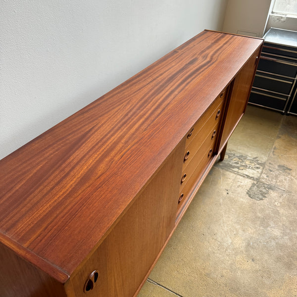 Danish Modern Teak Sideboard with 4 Drawers (Refinished)