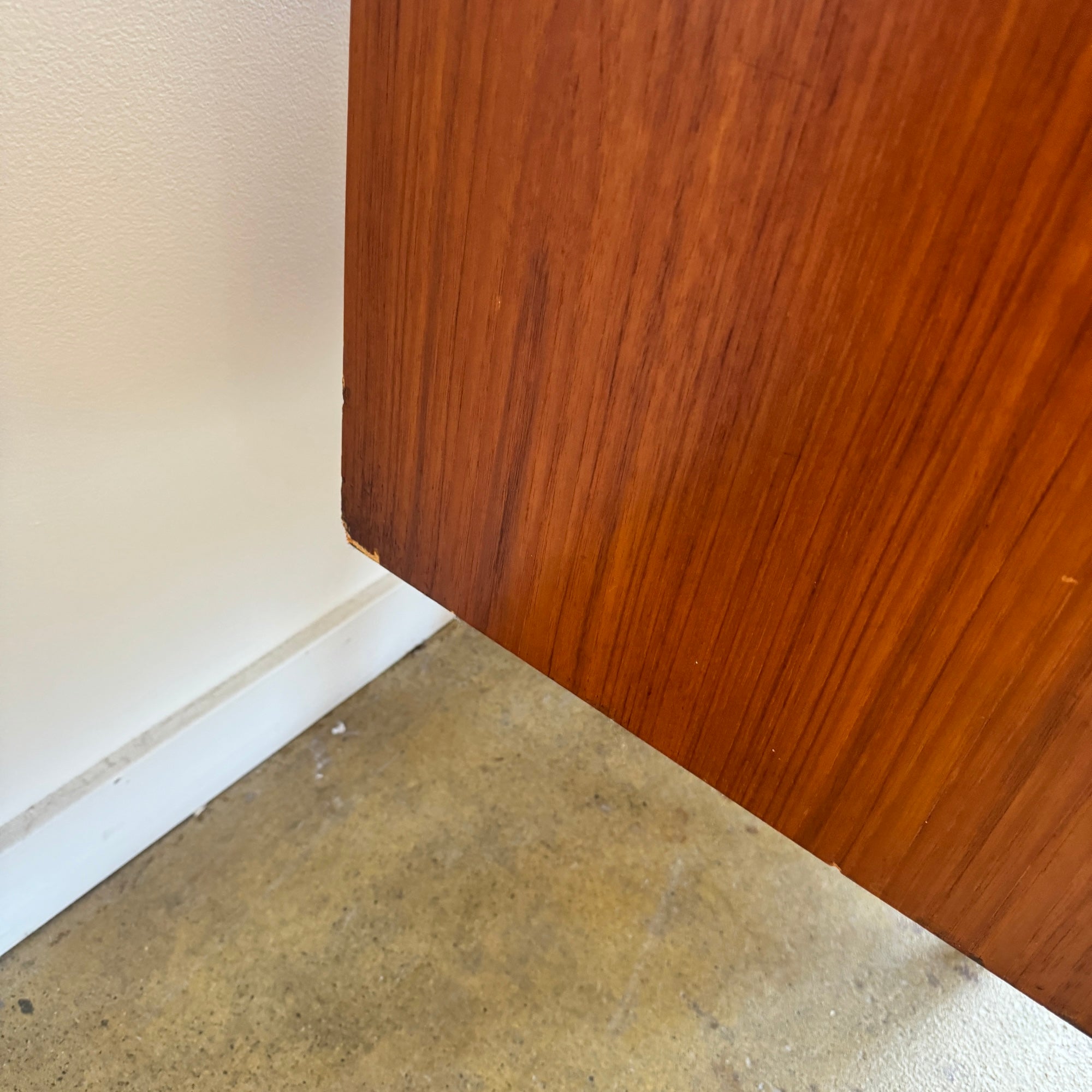 Danish Modern Teak Sideboard with 4 Drawers (Refinished)