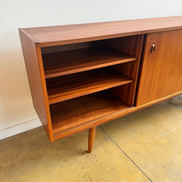 Danish Modern Teak Sideboard with 4 Drawers (Refinished)