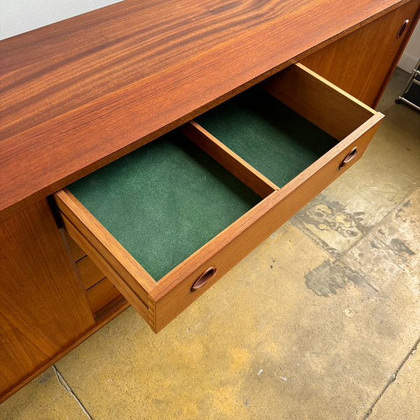 Danish Modern Teak Sideboard with 4 Drawers (Refinished)