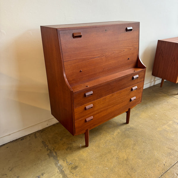 Danish Modern Borge Mogensen Secretary desk Teak for Soborg Mobelfabrik (Refinished)