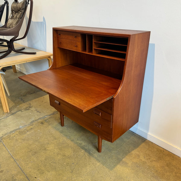 Danish Modern Borge Mogensen Secretary desk Teak for Soborg Mobelfabrik (Refinished)