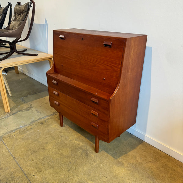 Danish Modern Borge Mogensen Secretary desk Teak for Soborg Mobelfabrik (Refinished)