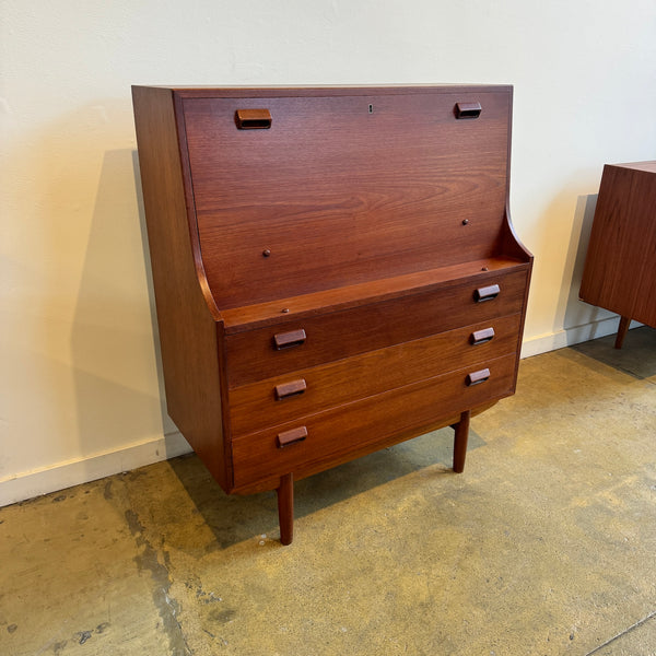 Danish Modern Borge Mogensen Secretary desk Teak for Soborg Mobelfabrik (Refinished)