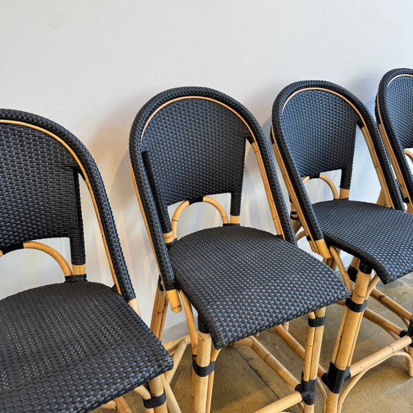 Serena and Lily Riviera Rattan Counter Stools (New condition)