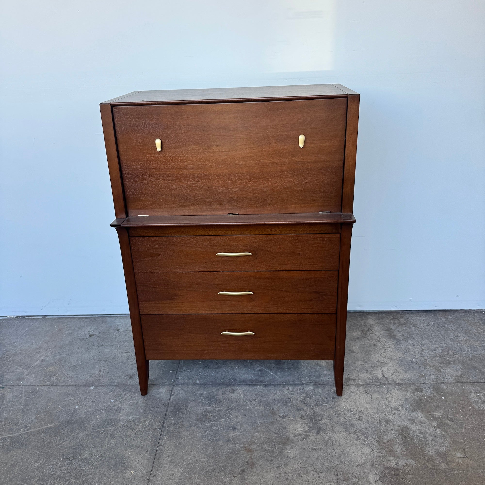 Stanley Furniture Vintage Tall dresser Mid Century style from 1960's