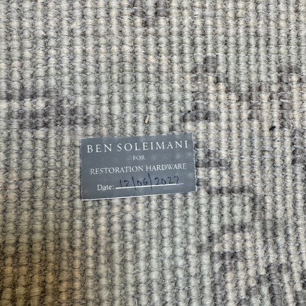 Ben Soleimani Hand Knotted 6'10 X 5 Rug for Restoration Hardware