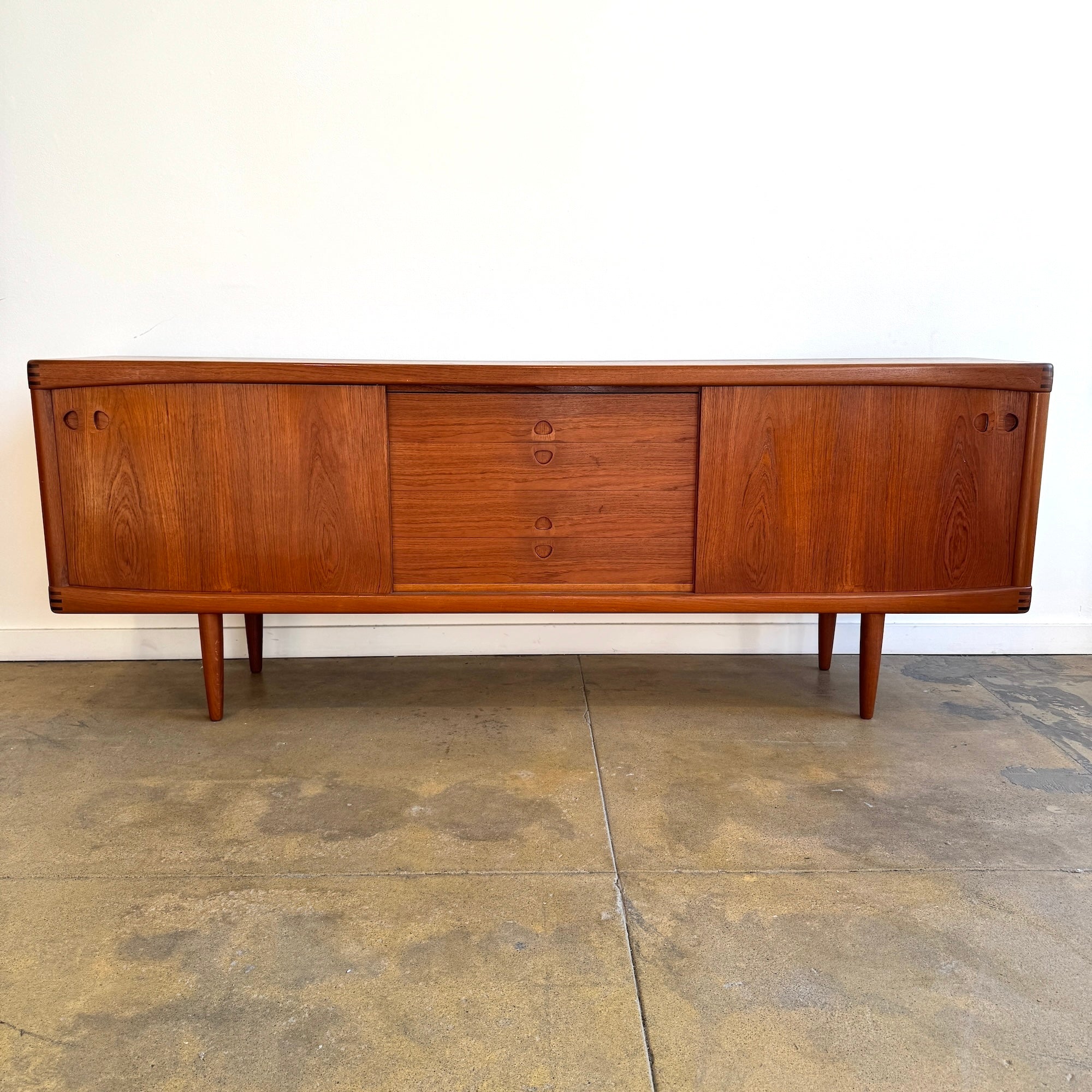 Danish Modern Teak Credenza by H.W. Klein for Bramin