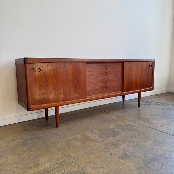 Danish Modern Teak Credenza by H.W. Klein for Bramin