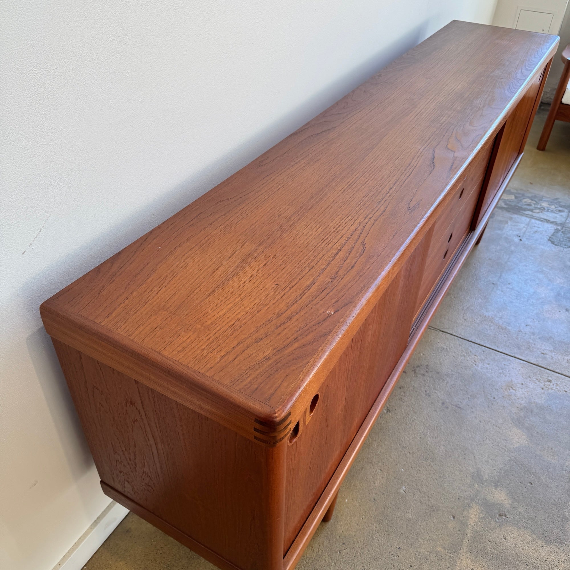 Danish Modern Teak Credenza by H.W. Klein for Bramin