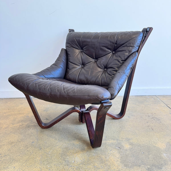 Vintage Norwegian "Viking" Lounge Chair Jim Myrstad Brunstad Møbelfabrikk