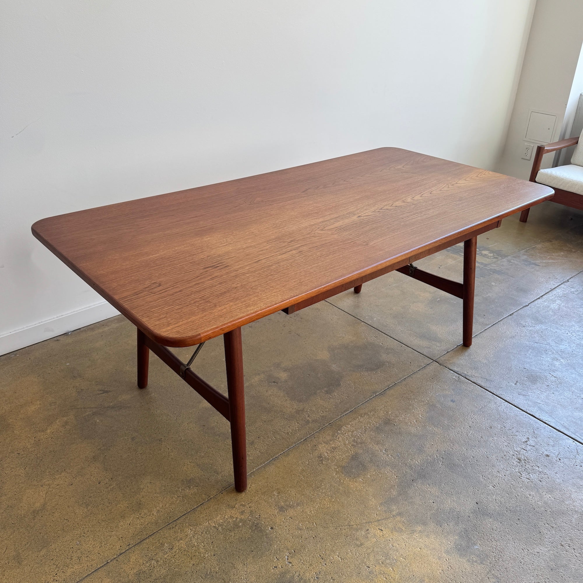 Danish Modern Børge Mogensen Hunting Teak Dining Table for Søborg