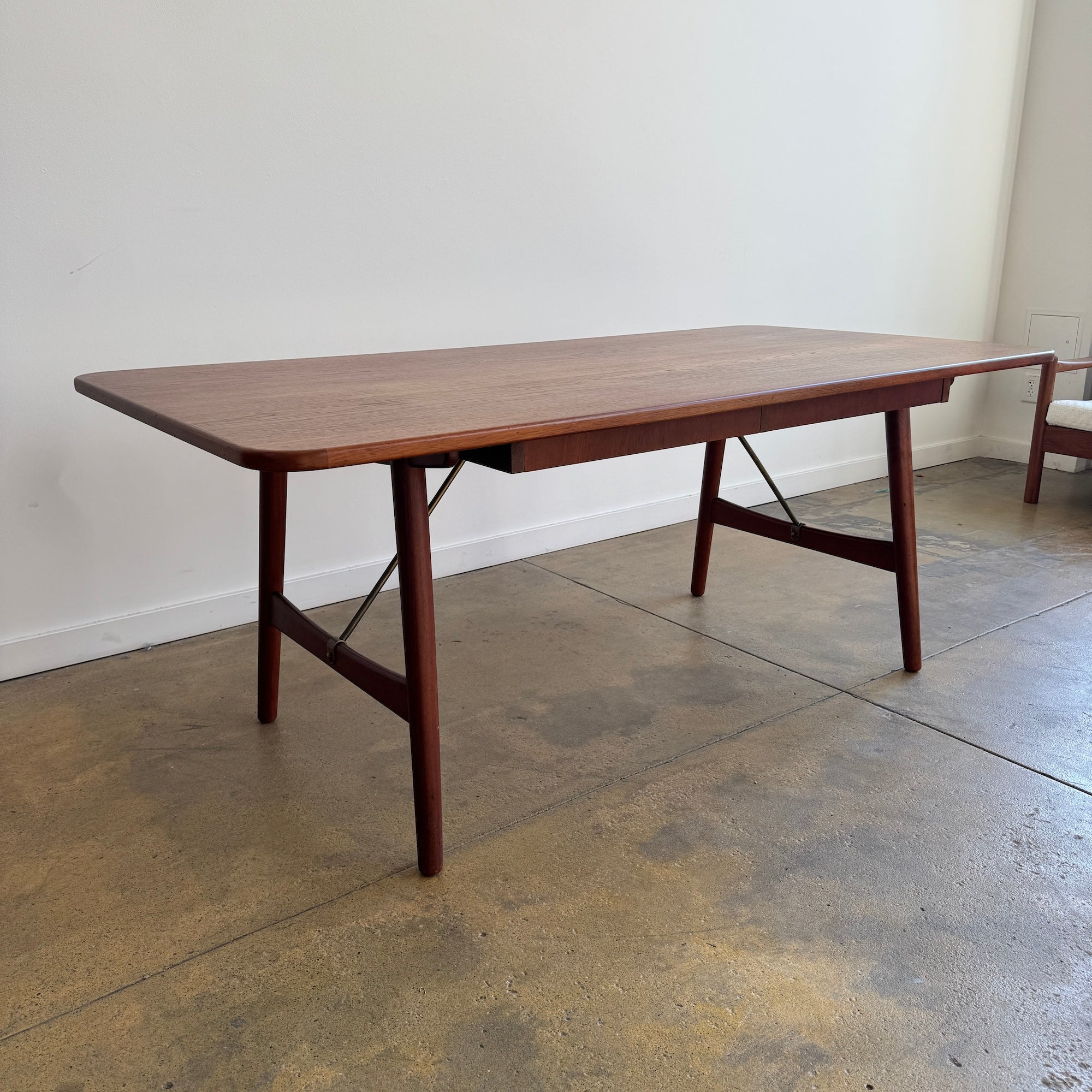 Danish Modern Børge Mogensen Hunting Teak Dining Table for Søborg