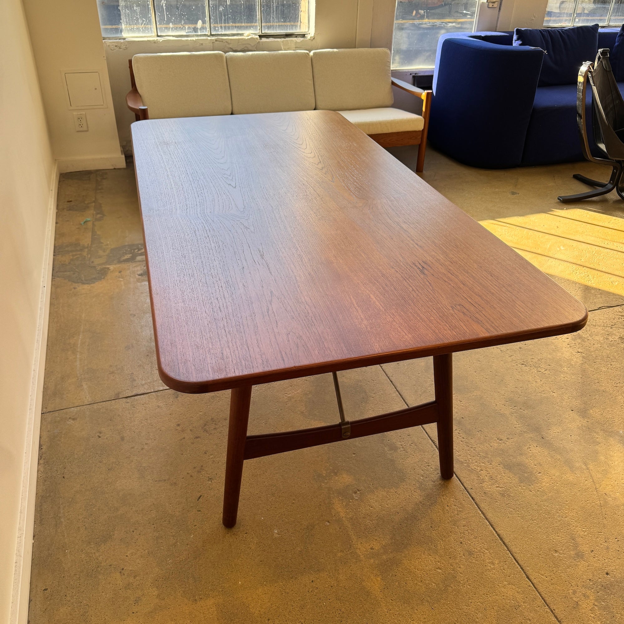 Danish Modern Børge Mogensen Hunting Teak Dining Table for Søborg