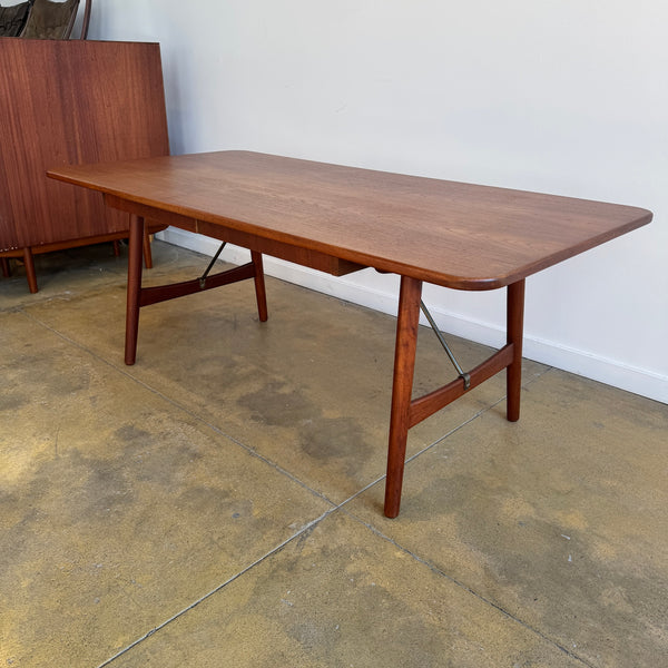 Danish Modern Børge Mogensen Hunting Teak Dining Table for Søborg