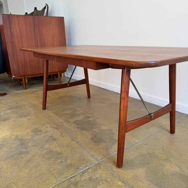 Danish Modern Børge Mogensen Hunting Teak Dining Table for Søborg