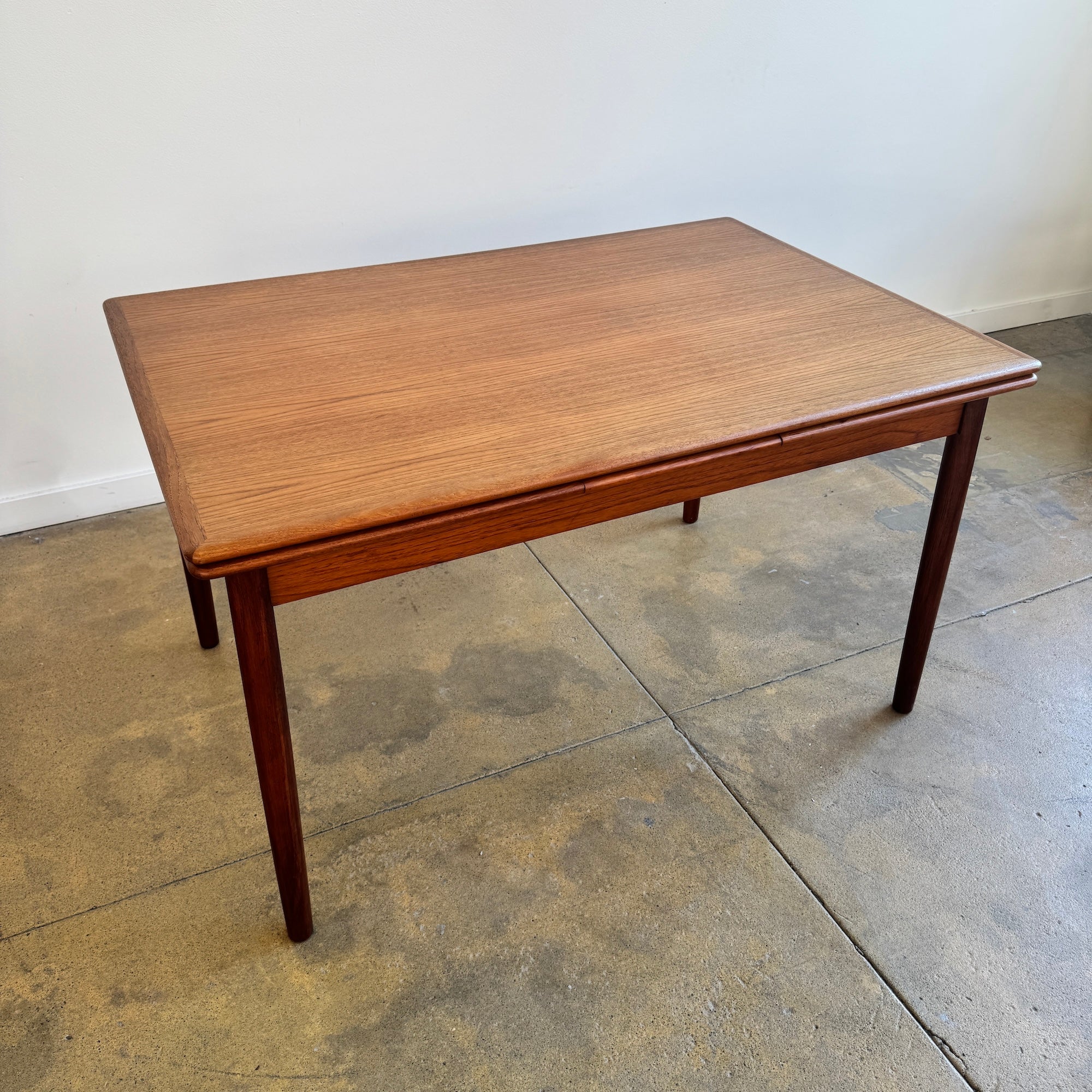 Danish Modern Expandable Teak Dining Table (Refinish)