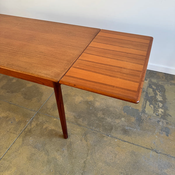 Danish Modern Expandable Teak Dining Table (Refinish)