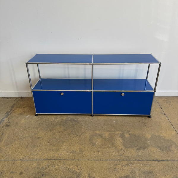 USM Haller 2X2 Console (Gentian Blue)