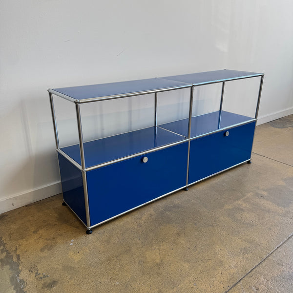 USM Haller 2X2 Console (Gentian Blue)