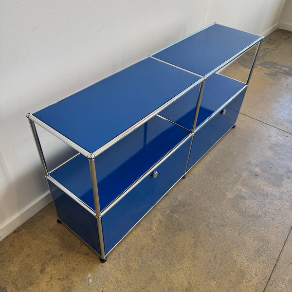 USM Haller 2X2 Console (Gentian Blue)