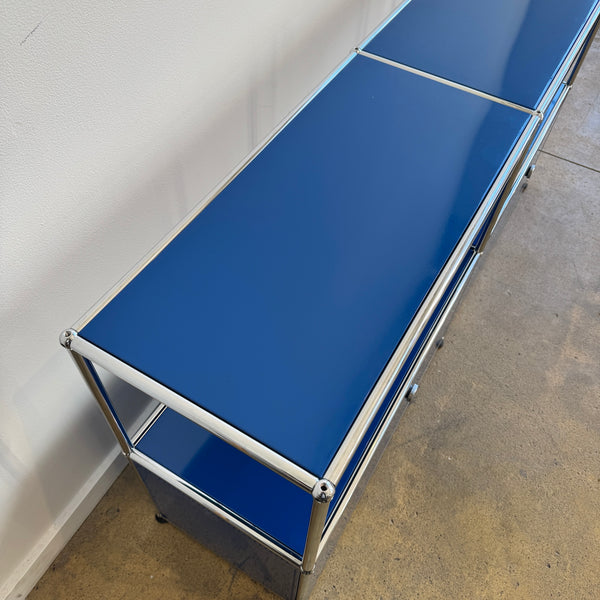 USM Haller 2X2 Console (Gentian Blue)