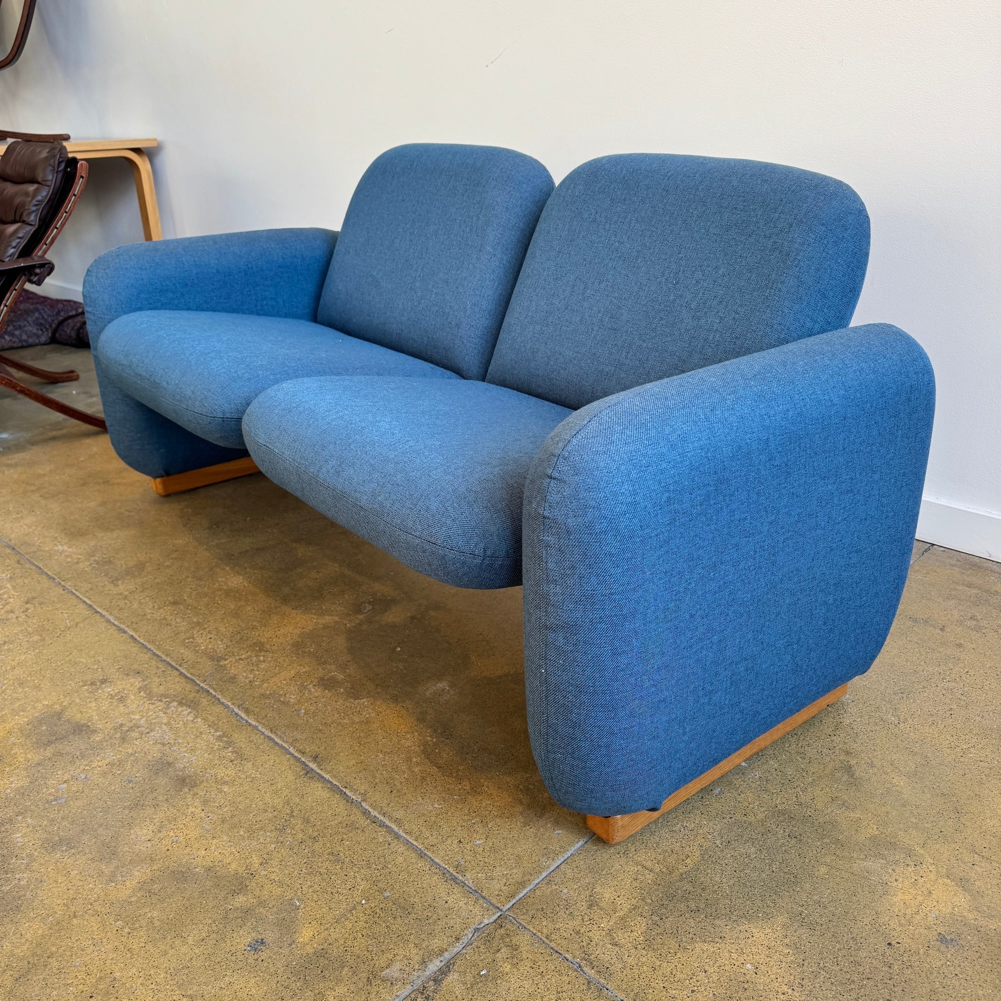 Herman Miller Ray Wilkes Chiclet loveseat sofa