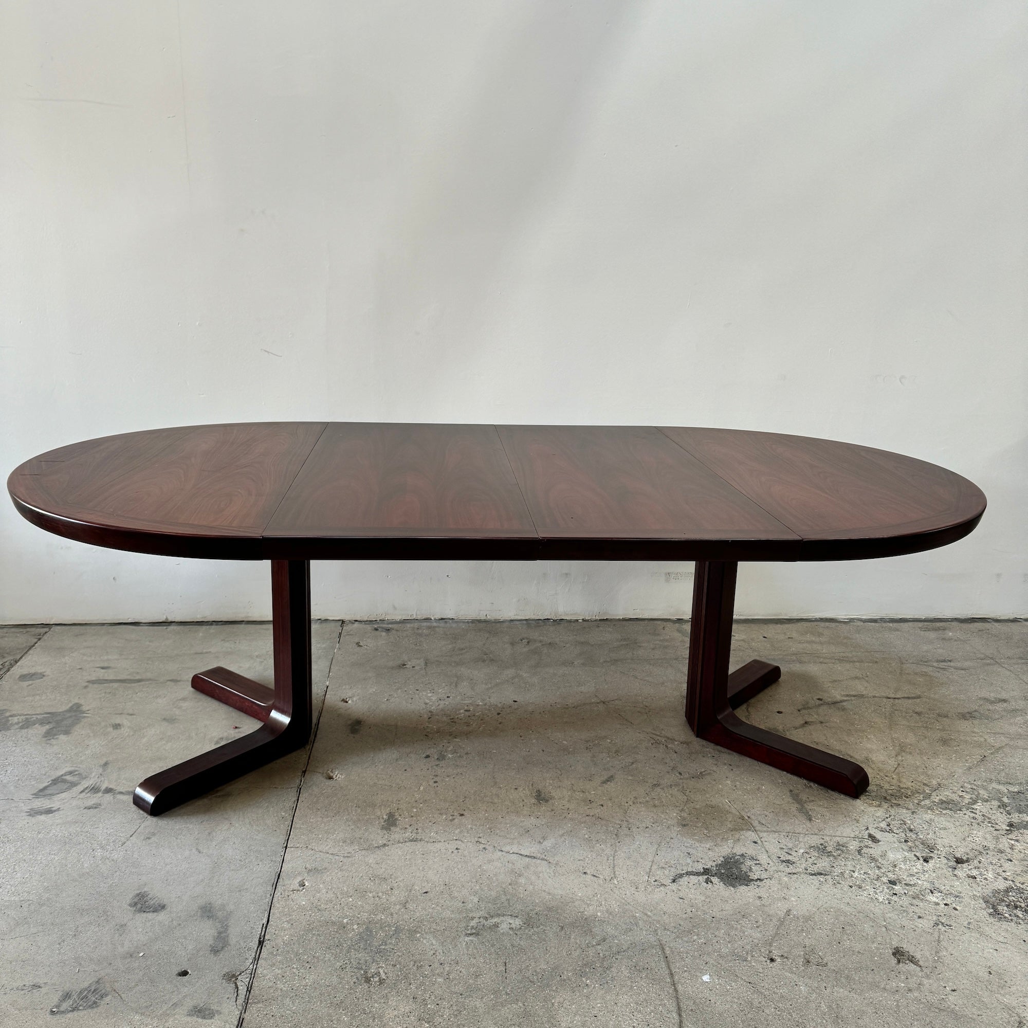 Danish Modern Rosewood Extension Dining Table by Skovby