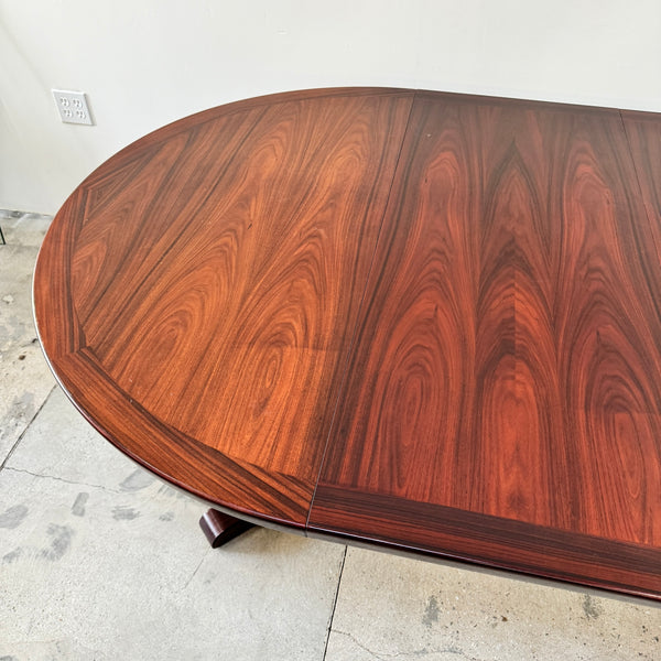 Danish Modern Rosewood Extension Dining Table by Skovby