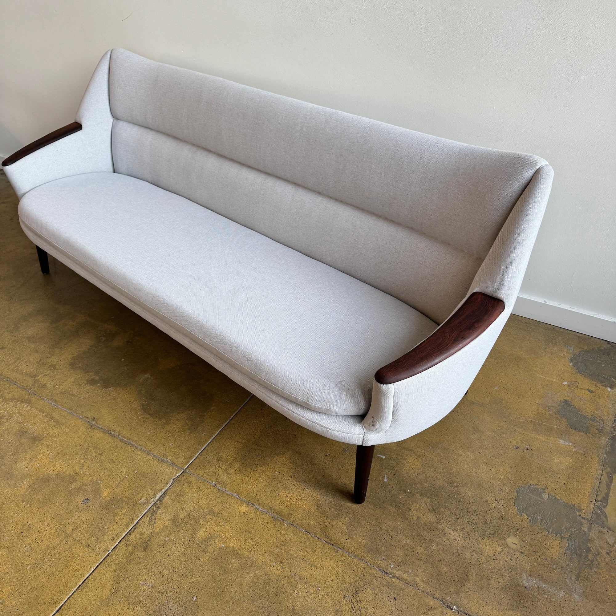 Danish Modern Model 58 Sofa by Kurt Ostervig for Rolschau Mobler (New Upholstery)