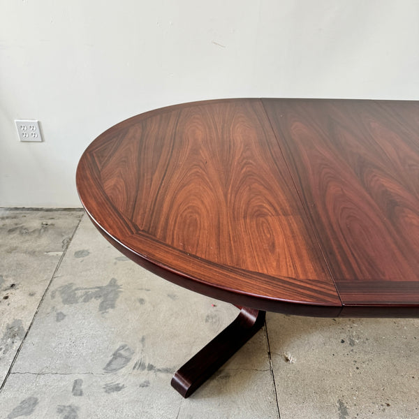 Danish Modern Rosewood Extension Dining Table by Skovby